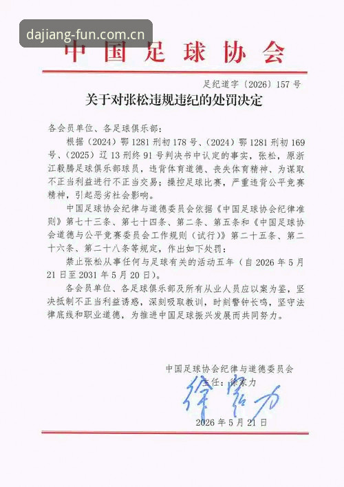 大江体育最新版本 中国足协第三批禁足名单详解——65人遭重罚,行业整顿再升级